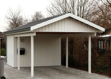 Ombyggnad av carport. Nacka Saltsjö Boo Stockholm
