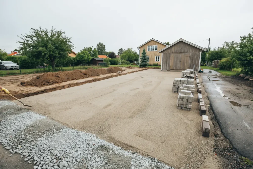juli r b sta tiden att renovera garageuppfarten materialval markarbete och vanliga misstag att undvika