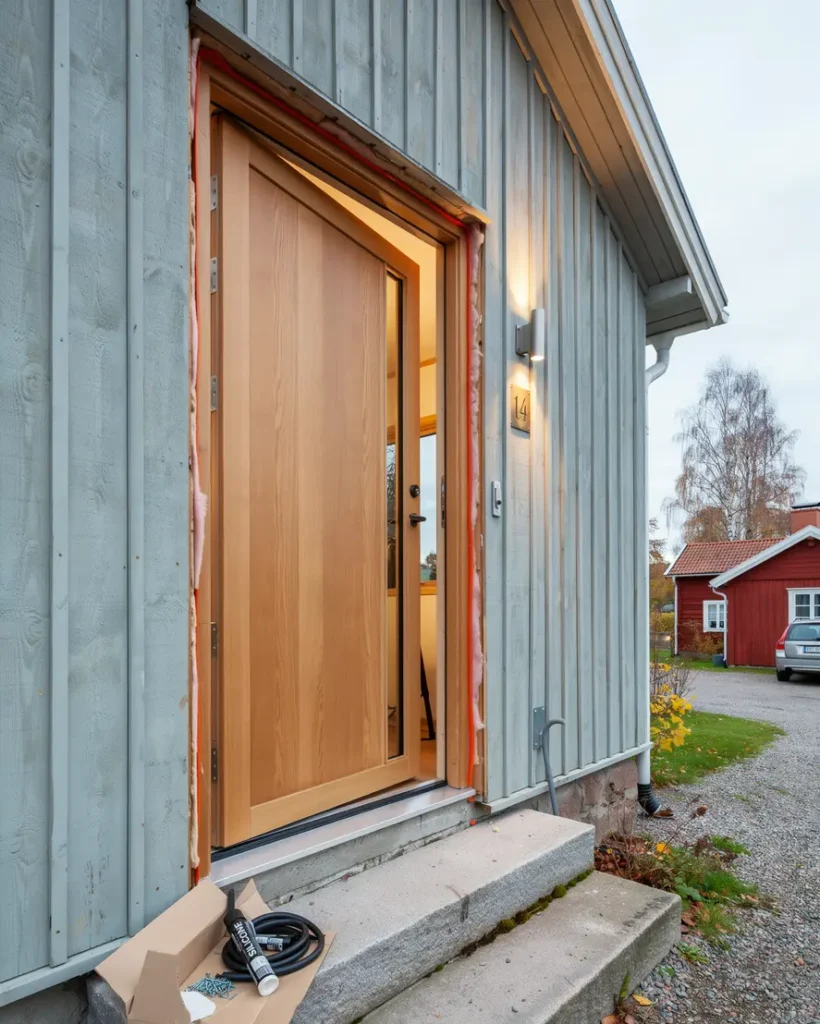 byta ytterd rr i villa materialval s kerhet och montering som h ller t tt ret runt
